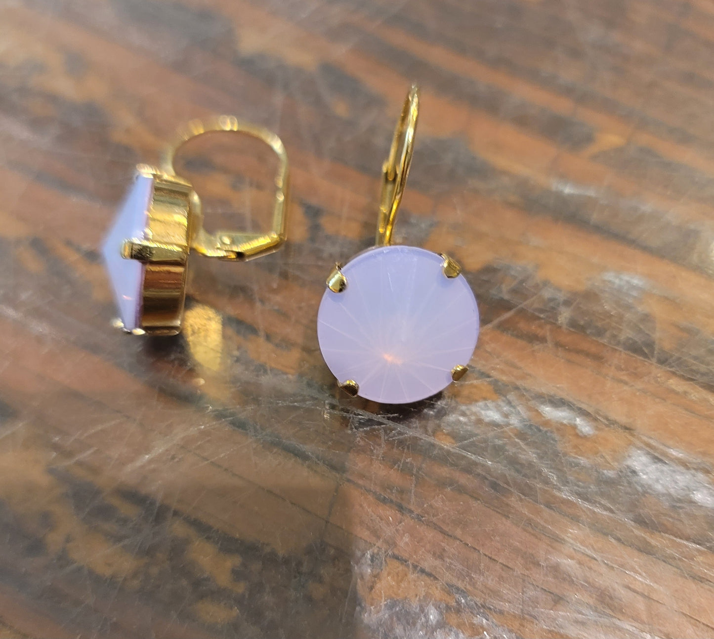 CAITLIN ULTRA WHITE OPAL EARRINGS BY TOVA - 3 COLORS