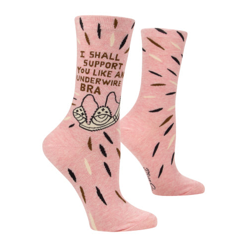 WOMEN'S CREW SOCKS BY BLUE Q - MULTIPLE STYLES