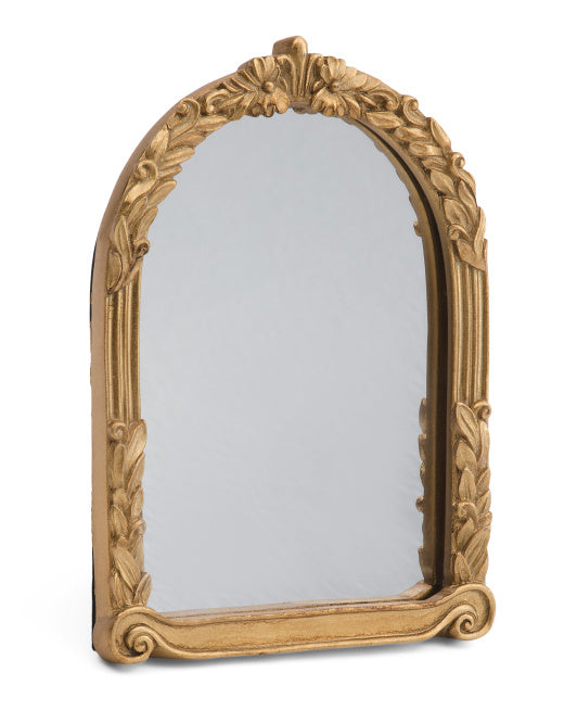 GOLD TABLETOP MIRROR