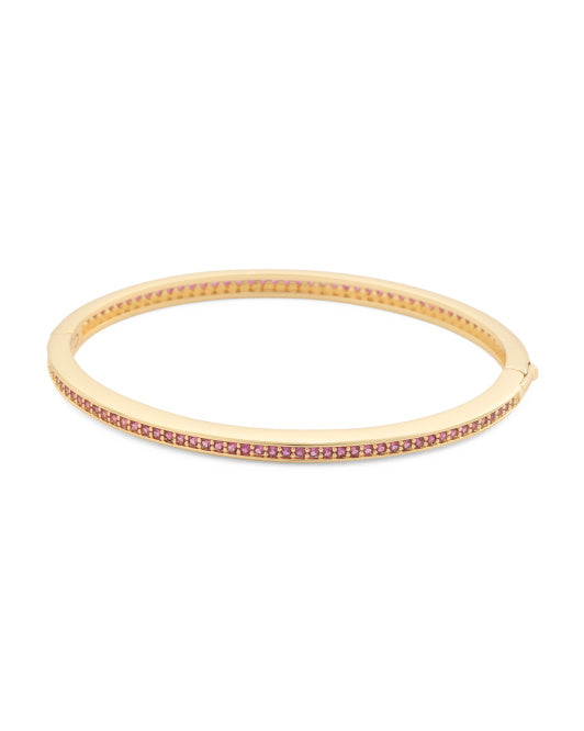 PASEO FUCHSIA SHIMMER CUFF BANGLE