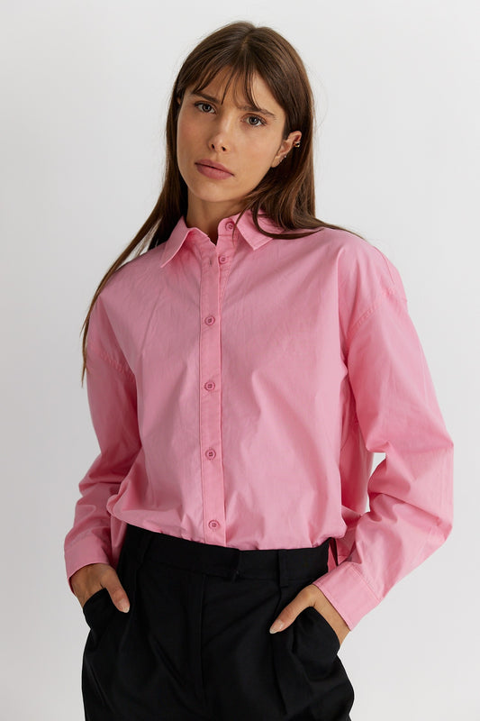 THE EMA POPLIN TOP