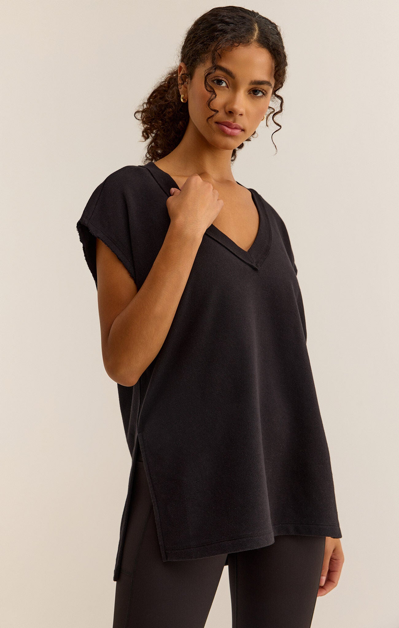 ON THE WEEKEND BLACK TOP BY Z SUPPLY