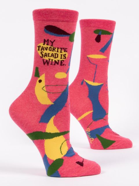 WOMEN'S CREW SOCKS BY BLUE Q - MULTIPLE STYLES