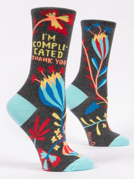 WOMEN'S CREW SOCKS BY BLUE Q - MULTIPLE STYLES