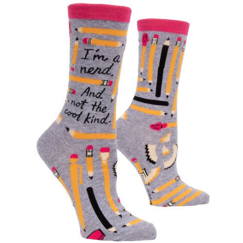 WOMEN'S CREW SOCKS BY BLUE Q - MULTIPLE STYLES