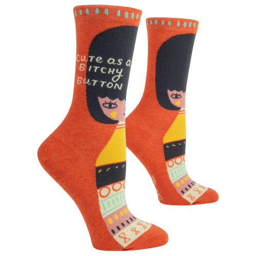 WOMEN'S CREW SOCKS BY BLUE Q - MULTIPLE STYLES